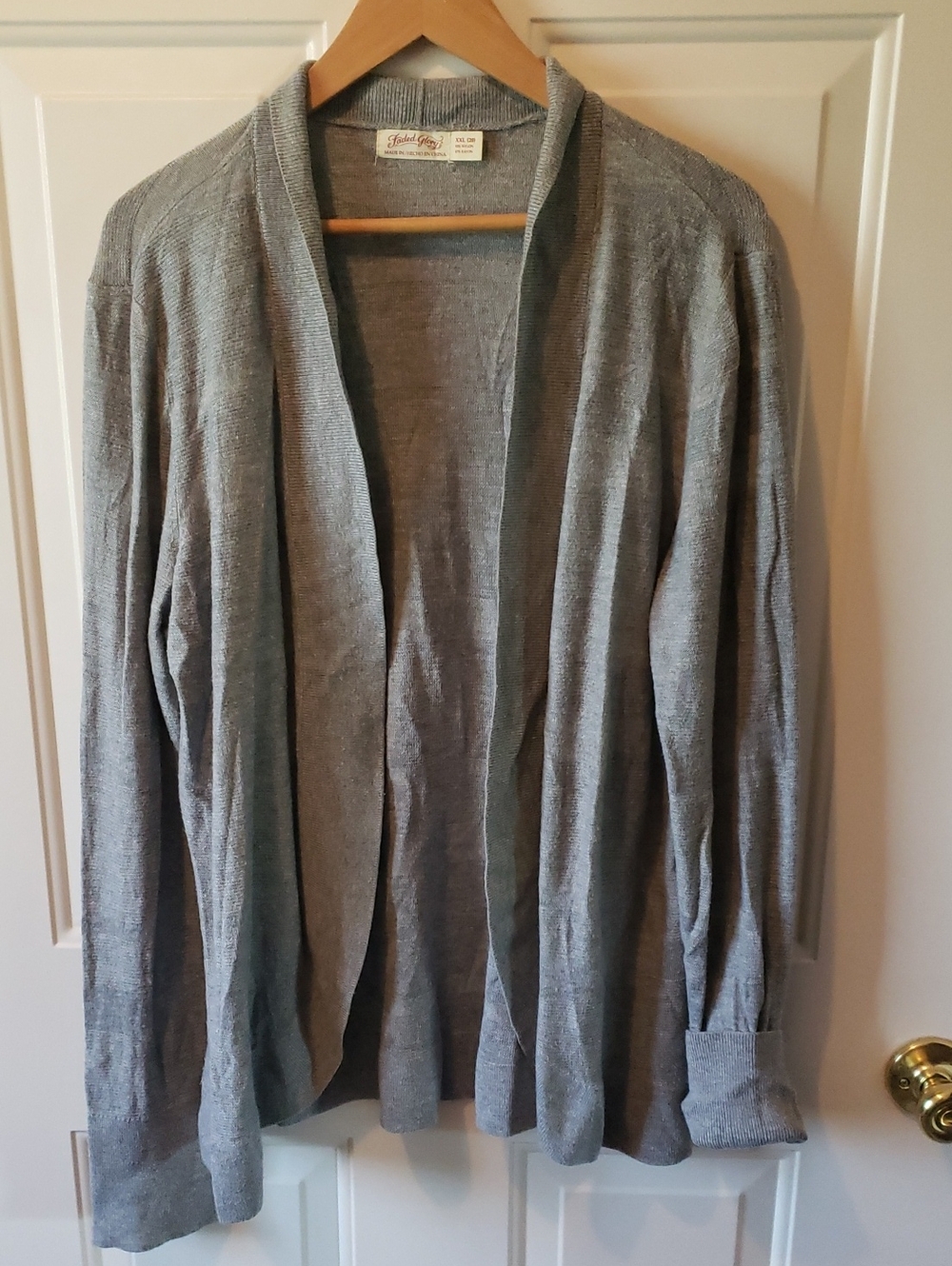 Grey cardigan